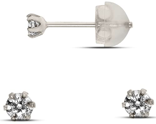 GundS Diamonds Damen Diamantohrringe, Platin, 0,10 Karat