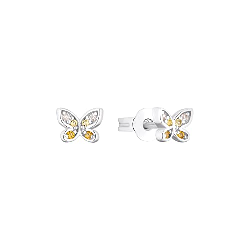 Prinzessin Lillifee Kinder-Ohrringe Schmetterling Ohrstecker Silber 2035992