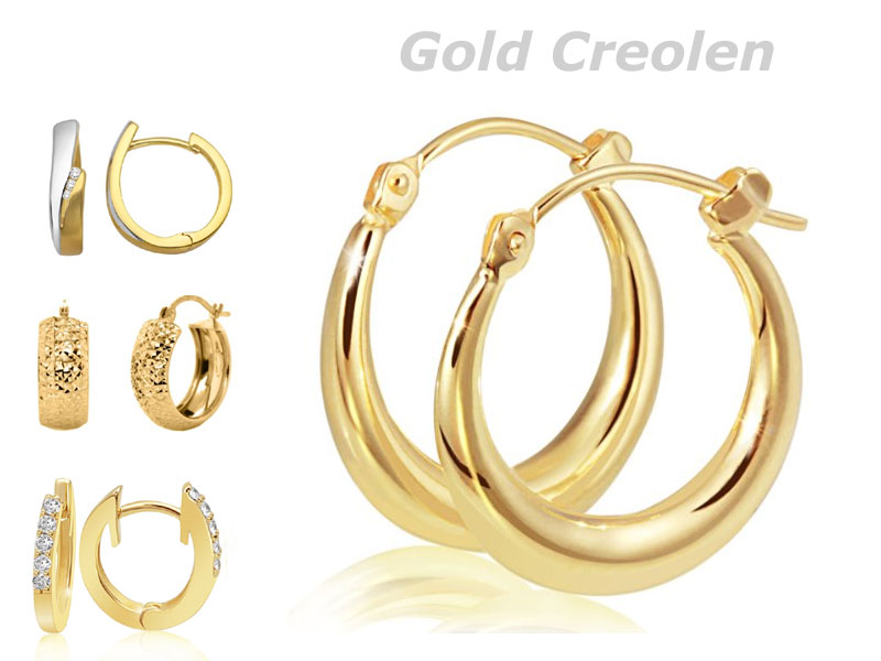 Creolen in Gold 333